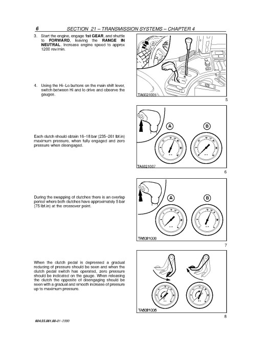 New Holland TM115, TM125, TM135, TM150 and TM165 Tractors Repair Manual (6045506100) New Holland TM115, TM125, TM135, TM150 and TM165 Tractors Repair Manual (6045506100)