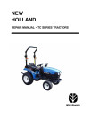 New Holland TC18D and TC21D Compact Tractors Repair Manual (6045507100)