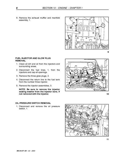 New Holland TC18D and TC21D Compact Tractors Repair Manual (6045507100)