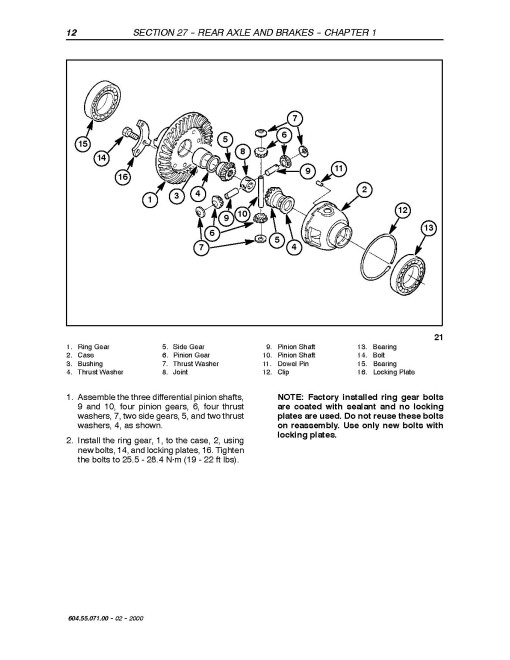 New Holland TC18D and TC21D Compact Tractors Repair Manual (6045507100)