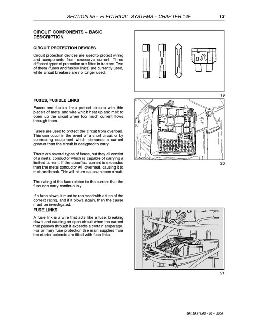 New Holland TM120, TM130, TM140, TM155, TM175 and TM190 Tractors Repair Manual (6045511102)