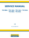 New Holland TS100A, TS110A, TS115A, TS125A, TS130A and TS135A Tractors Service Manual (6045515107)