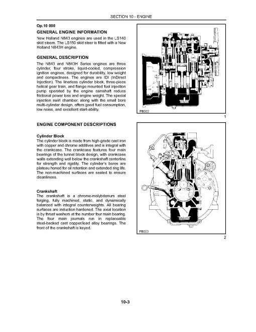 New Holland LS140 and LS150 Skid Steer Loaders Workshop Manual (6045607101)