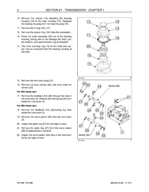 New Holland CV1100 and CV1500 Compactors Service Manual (6045613100)