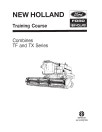 New Holland TF42, TF44, TF46, TX30, TX32, TX34 and TX36 Combines Training Text (6046400100)