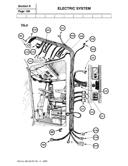 New Holland SB36, SB56, SB58, SB60, SB62 and SB64 Grape Harvesters Service Manual (6048223100)