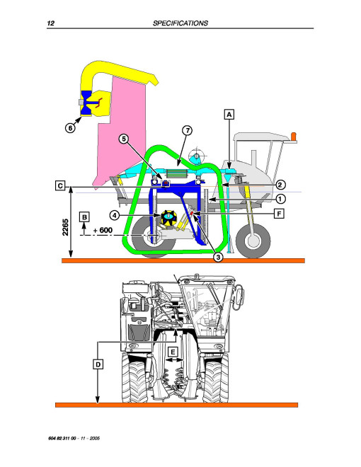 New Holland VX680 Grape Harvesters Service Manual (6048231100)