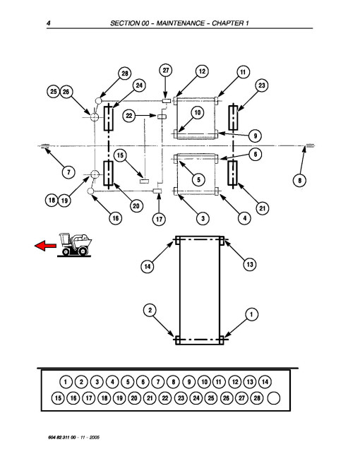 New Holland VX680 Grape Harvesters Service Manual (6048231100)