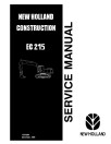 New Holland EC215 Crawler Excavators Service Manual (73179384)