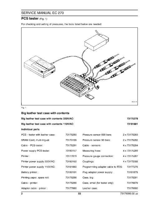 New Holland EC270 (SN from 727002) Crawler Excavators Service Manual (73179390) New Holland EC270 (SN from 727002) Crawler Excavators Service Manual (73179390)