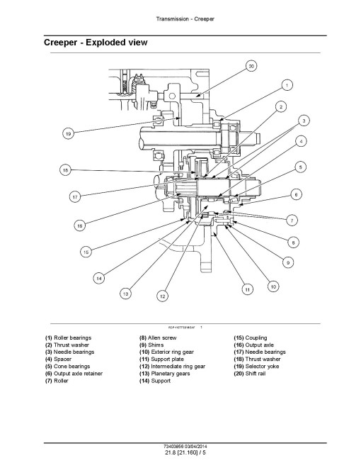 New Holland TS6000, TS6020, TS6030 and TS6040 Sugar Cane Loaders (Latin America) Service Manual (73403956)