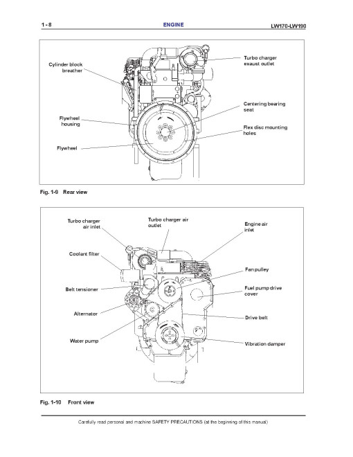 New Holland LW170 and LW190 Wheeled Loaders Service Manual (75131016) New Holland LW170 and LW190 Wheeled Loaders Service Manual (75131016)