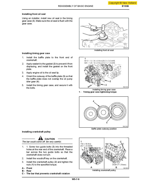 New Holland E135B Crawler Excavators Workshop Manual (84136002) New Holland E135B Crawler Excavators Workshop Manual (84136002)