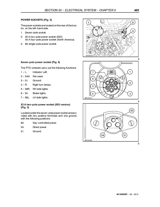 New Holland T4020V, T4030V/N, T4040V/N, T4050V/N, T4060V/N  Tractor Service Manual