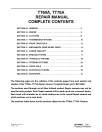 New Holland TT60A and TT75A Tractors Repair Manual (84154801)
