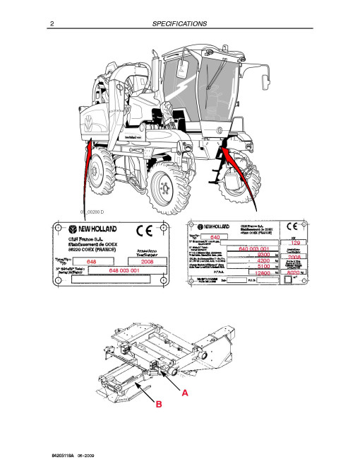 New Holland VN2080 Grape Harvesters Service Manual (84205118A) New Holland VN2080 Grape Harvesters Service Manual (84205118A)