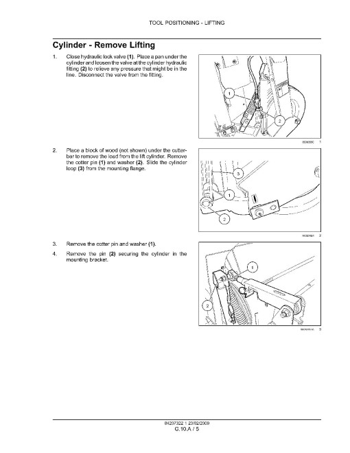 New Holland H6830 Rotary Disk Mowers Service Manual (84207322) New Holland H6830 Rotary Disk Mowers Service Manual (84207322)