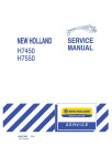 New Holland H7450 and H7550 Mower-Conditioners Service Manual (84207368)