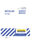 New Holland Haybine Mower-Conditioner H7150 Trail Frames Service Manual (84207375)