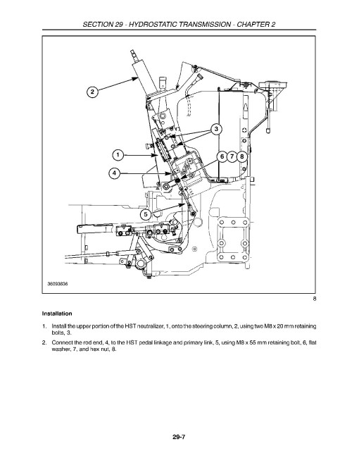 New Holland T1530 Tractors Service Manual (84227369)