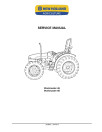 New Holland Workmaster 45 and 55 Tractors Service Manual (84269847)