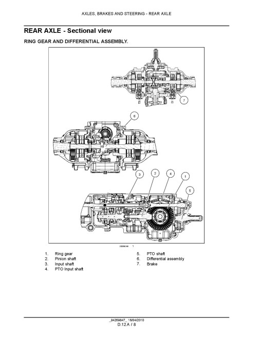 New Holland Workmaster 45 and 55 Tractors Service Manual (84269847)