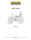 New Holland Workmaster 65 and 75 Tractors Service Manual (84269855)