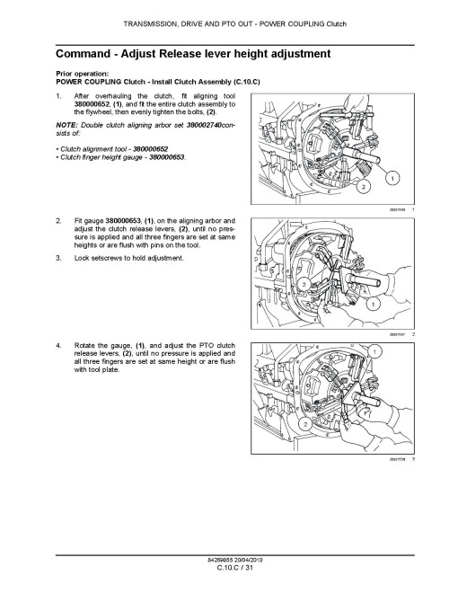New Holland Workmaster 65 and 75 Tractors Service Manual (84269855)