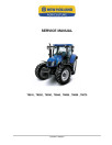 New Holland T6010, T6020, T6030, T6040, T6050, T6060 and T6070 Tractors Service Manual (84276574A)