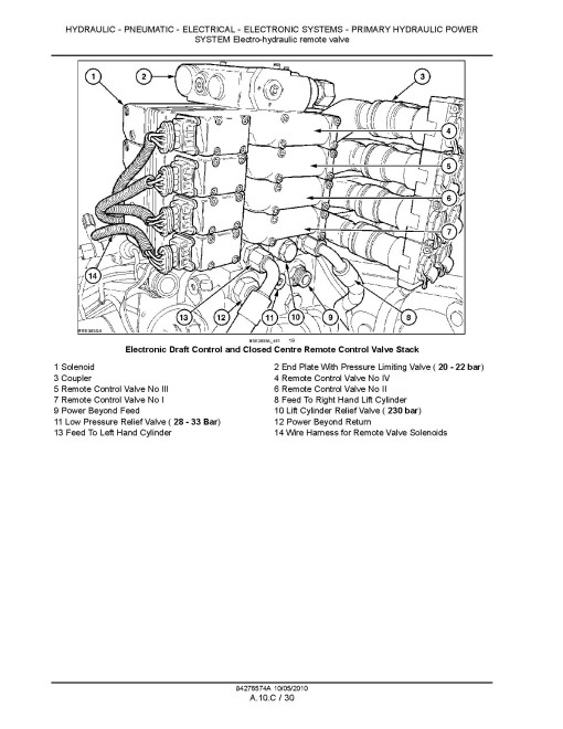 New Holland T6010, T6020, T6030, T6040, T6050, T6060 and T6070 Tractors Service Manual (84276574A)