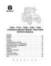 New Holland TD60, TD70, TD80, TD90 and TD95 Straddle Mount Model Tractors Repair Manual (84285908)