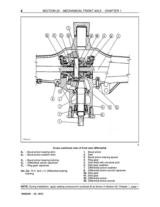 New Holland TD65F, TD75F and TD85F Tractors Service Manual (84285941)