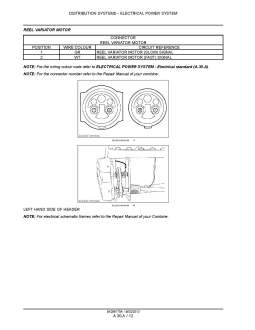 New Holland Extra-Capacity, High-Capacity and Varifeed Headers Service Manual (84299175A)