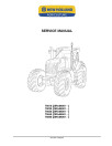 New Holland T8010, T8020, T8030, T8040 and T8050 (SN: Z8Rx06001-) Tractors Service Manual (84318454)