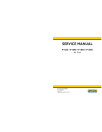 New Holland P1030, P1040, P1050 and P1060 Air Carts Service Manual (84329246)