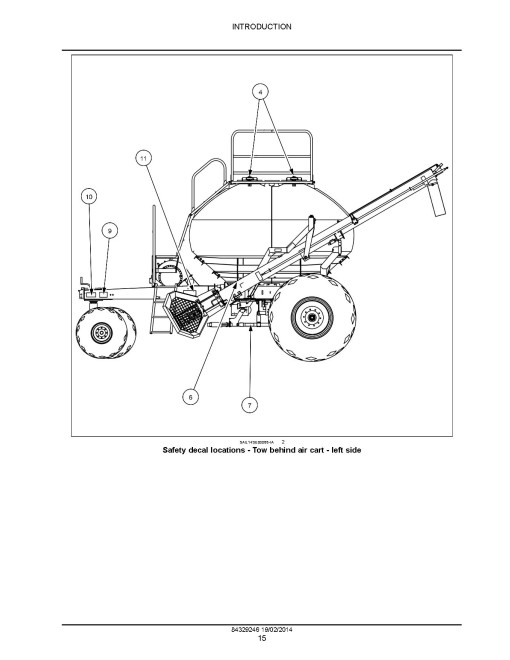 New Holland P1030, P1040, P1050 and P1060 Air Carts Service Manual (84329246) New Holland P1030, P1040, P1050 and P1060 Air Carts Service Manual (84329246)