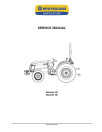 New Holland Boomer 30 and 35 Compact Tractors Service Manual (84373326)