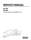 New Holland E215B and E245B Tier 3 Crawler Excavators Service Manual (84392396A)