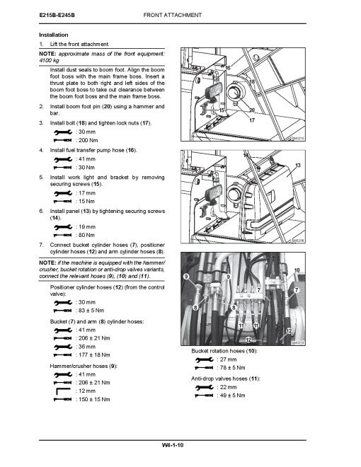 New Holland E215B and E245B Tier 3 Crawler Excavators Service Manual (84392396A) New Holland E215B and E245B Tier 3 Crawler Excavators Service Manual (84392396A)