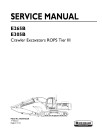 New Holland E265B and E305B Tier 3 Crawler Excavators Service Manual (84392423A)