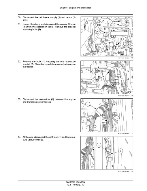 New Holland T8.270, T8.295, T8.325, T8.355 and T8.385 Tractors Service Manual (84417609)