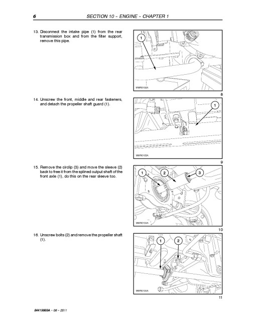 New Holland PowerStar T4.55, T4.65 and T4.75 Tractors Service Manual (84419869A)