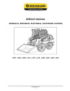 New Holland C227, C232, C238 Compact Track Loaders, L213, L215, L218, L220, L223, L225 and L230 Skid Steer Loaders Service Manual (84423865)
