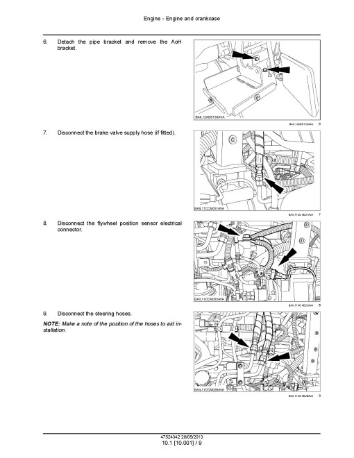 New Holland Auto Command T7.220, T7.235, T7.250, T7.260, T7.270, Power Command T7.220, T7.235, T7.250 and T7.260 Tractors (North America) Service Manual (84476222A)