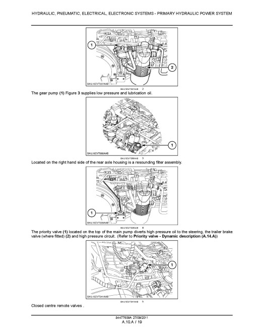New Holland Auto Command, Power Command, Range Command T7.170, T7.185, T7.200 and T7.210 Tractors Service Manual (84477609A)