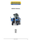 New Holland 9040L, 9040M, 9060L, 9060L H, 9080L, 9080L H, 9090L, 9090L GE and 9090L H Grape Harvesters Service Manual (84490331C)