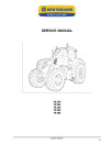 New Holland T8.275, T8.300, T8.330, T8.360 and T8.390 Tractors Service Manual (84533057)