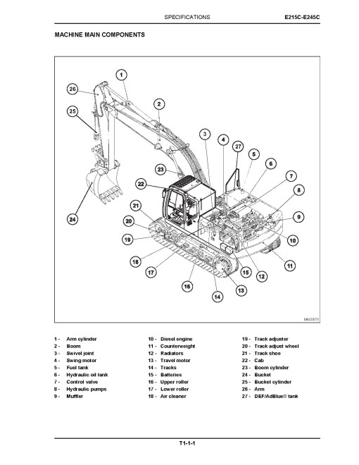 New Holland E215C and E245C Tier 4 Crawler Excavators Service Manual (84550265A) New Holland E215C and E245C Tier 4 Crawler Excavators Service Manual (84550265A)