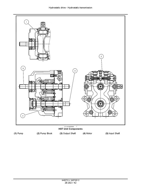 New Holland Boomer 20 and 25 Compact Tractors Service Manual (84557214)