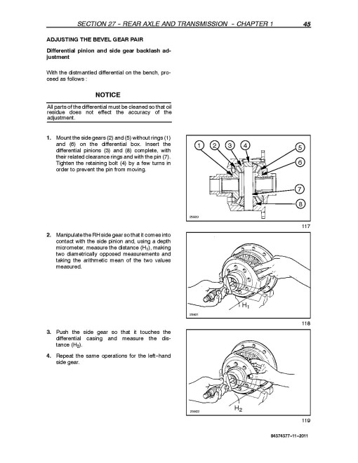 New Holland TD4040F Tractors Service Manual (84574577)